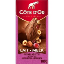 Côte d'Or Melkchocolade met Hazelnoten & Rozijnen