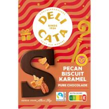 Delicata Chocoladeletter Puur Pecan Biscuit Caramel (135 gr.)