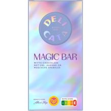 Delicata Magic Bar Witte Chocolade met Ube Aardbei en Magische Sparkles  (100 gr.)