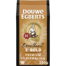 Douwe Egberts Filterkoffie Premium Excellent Gold (250 gr.)