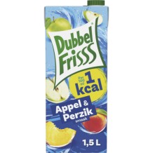 DubbelFrisss Appel & Perzik 1 Kcal