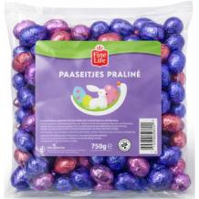 Paaseitjes Chocolade Melk Puur Wit Praline (750 gr.)