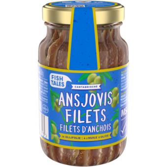 Fish Tales Ansjovisfilets in Olijfolie (95 gr.)