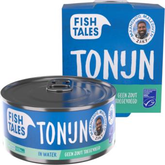 Fish Tales Tonijn in Water Zonder Toegevoegd Zout (142 gr.)