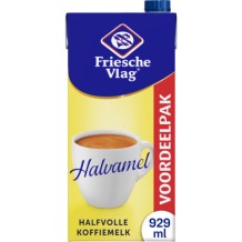 Friesche Vlag Halvamel Koffiemelk (930 ml.)