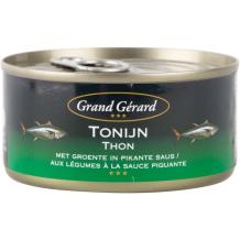 Grand Gérard Tonijn met Groenten in Pikante Saus (6 x 185 gr.)