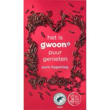 Gwoon Pure Chocolade Hagelslag (400 gr.)