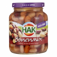 Hak Bonenmix Kidney, Bruine & Witte Bonen (370 gr.