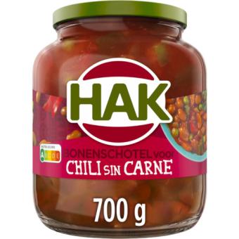 Hak Bonenschotel Chili sin Carne