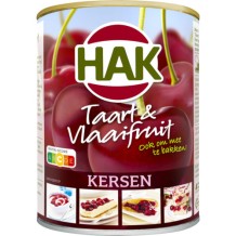 Hak Taart & Vlaaifruit kersen (430 gr.)