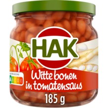 Hak Witte Bonen in Tomatensaus (185 gr.)