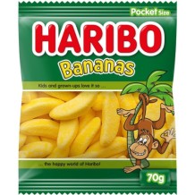Haribo bananas uitdeelzakjes