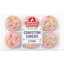Heerlijck Feestelijke Confettini Cakejes (200 gr.)