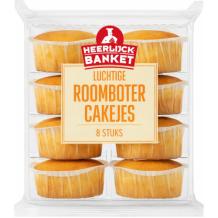 Heerlijck Banket Luchtige Roomboter Cakejes (320 gr.)