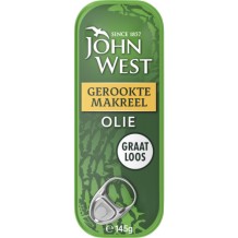 John West Gerookte Makreel in Olie (145 gr.)