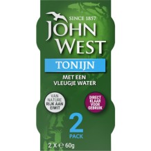 John West Tonijn met een Vleugje Water (2 x 60 gr.)