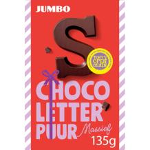 Jumbo Chocoladeletter "S" Puur (135 gr.)