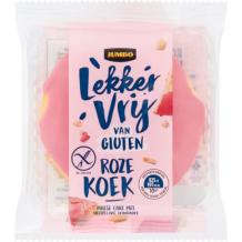 Jumbo Roze Koek Glutenvrij (50 gr.)