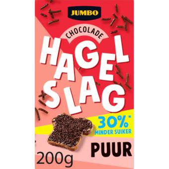 Jumbo Hagelslag intens puur minder suiker