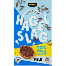 Jumbo Melkchocolade Hagelslag Minder Suiker (380 gr.)
