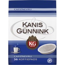 Kanis & Gunnink Koffiepads Cafeïnevrij (36 stuks)