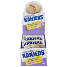 Kanjers Witte Chocolade Caramelwafels (24 stuks)