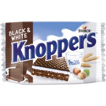 Knoppers Black & White Wafels (5 x 25 gr.)