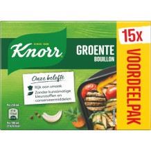 Knorr groente bouillon tabletten 15 stuks