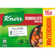 Knorr rund bouillon tabletten 15 stuks