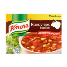 Knorr rund bouillon tabletten 15 stuks