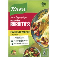 Knorr Wereldgerechten - Mexicaanse Burritos Familieverpakking