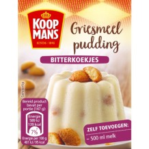 Koopmans Mix voor Griesmeelpudding Bitterkoekjes (90 gr.)