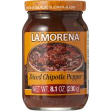 La Morena Diced Chipotle Pepper (230 gr.)