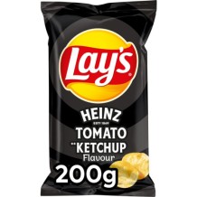 Lay's Heinz Tomato Ketchup Chips (200 gr.)