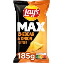 Lay\'s MAX ribbel chips cheddar onion