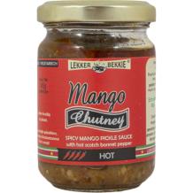 Lekker Bekkie Mango Chutney Hot Klein (145 gr.)