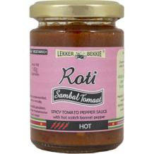 Lekker Bekkie Roti Sambal Tomaat Hot Klein (145 gr.)