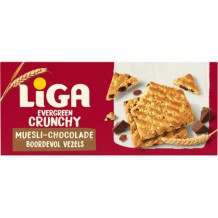 Liga Evergreen crunchy muesli & chocolade (225 gr.)