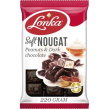 Lonka nougat pinda en pure chocolade