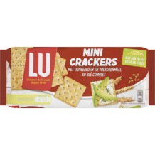 Lu Mini Crackers Tarwebloem & Volkorenmeel (250 gr.)