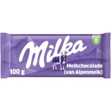 Milka alpenmelk chocoladereep klein