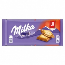Milka chocolade reep Lu koekjes