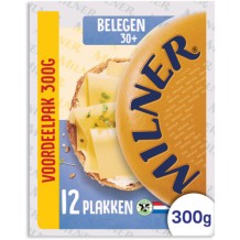 Milner 30+ Belegen Kaas Plakken Voordeelverpakking