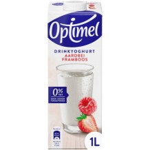 Optimel Drink Langlekker Aardbei Framboos 0% Vet (1 liter)