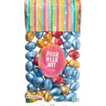Paaseitjes Gemengd Melk Pure Witte Chocolade (450 gr.)