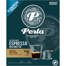 Perla Huisblends Espresso Ristretto Capsules (20 stuks)