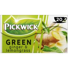 Pickwick Green Tea Ginger & Lemongrass (20 stuks)