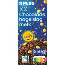 Plus XXL Hagelslag Melk met Emoji's