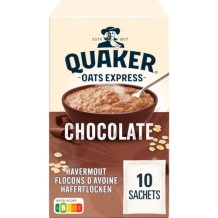 Quaker Oats Express Chocolade Havermout Portiepacks (10 sachets)