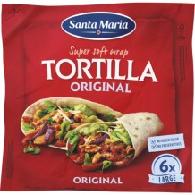 Santa Maria Tex Mex Original Soft Tortilla Large Size (6 Stuks)